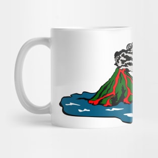 Volcano Island Mug